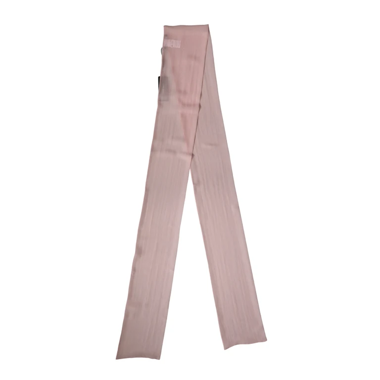 Dolce & Gabbana Light Pink Silk Neck Wrap Shawl Stole 293cm X 19cm Scarf - Women
