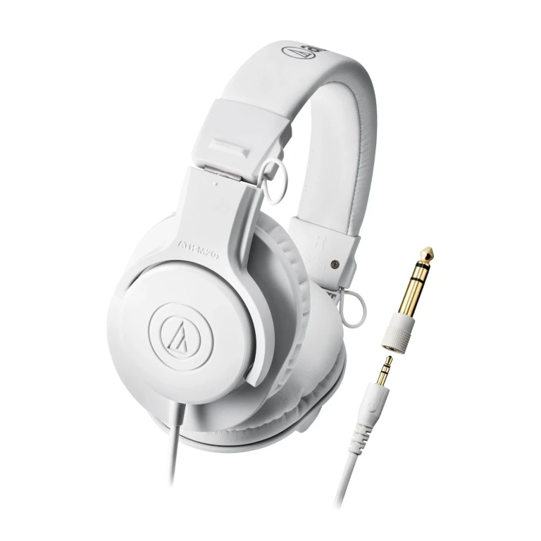 Audio-Technica ATH-M20x Headphones (White)