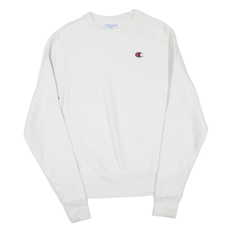 CHAMPION REVERSE WEAVE Mens Sweatshirt White S