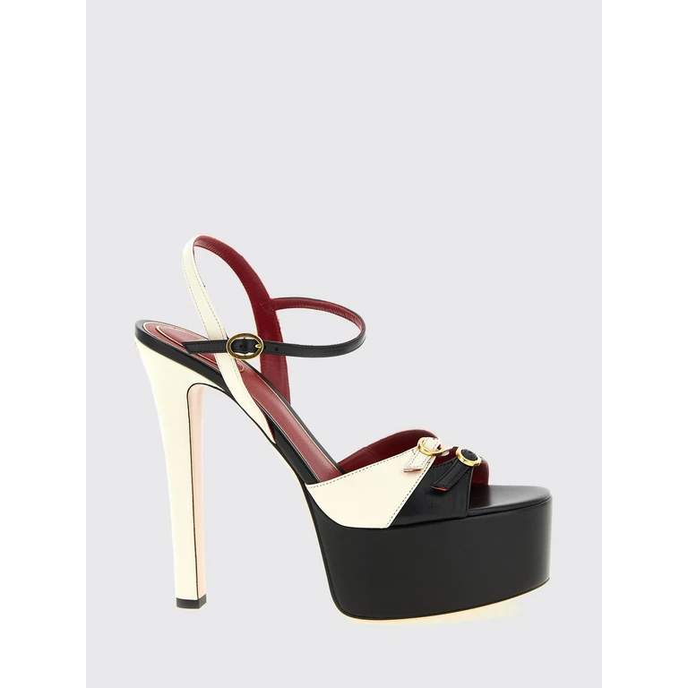 Heeled Sandal Woman color White (WS0NL1DDT790)