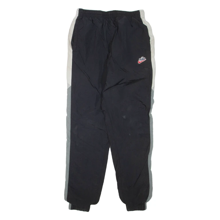 NIKE Mens Joggers Black Tapered S W28 L30