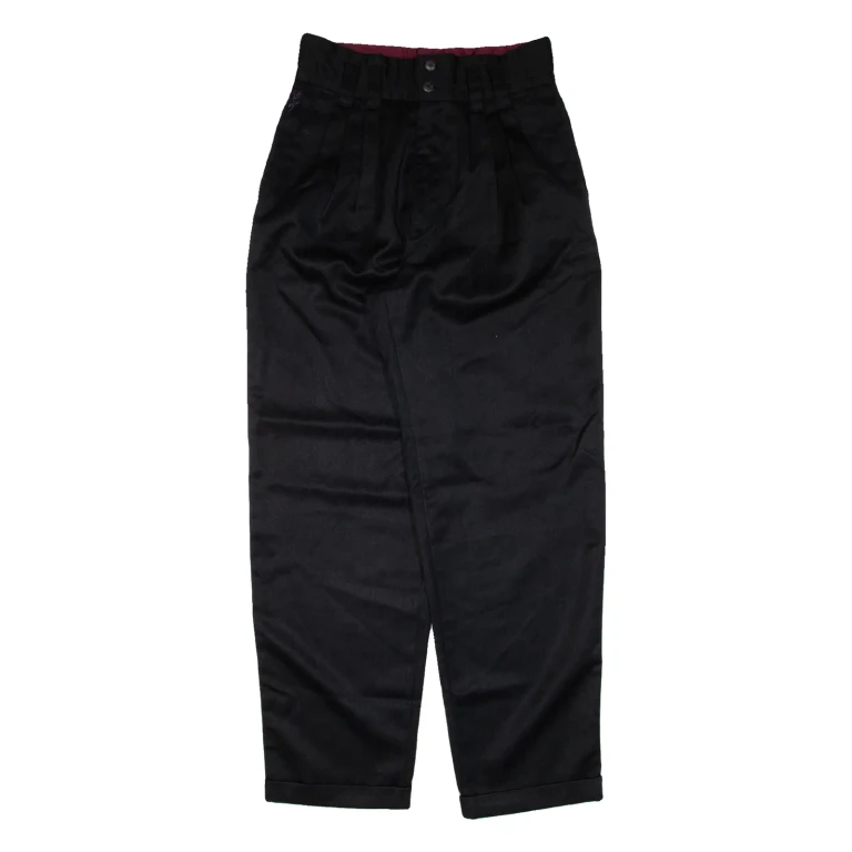 Womens Trousers Black Loose Tapered W29 L31