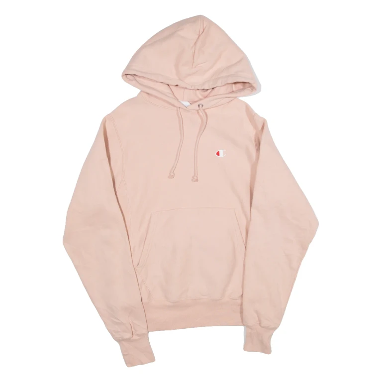 CHAMPION REVERSE WEAVE Womens Pink Hoodie S