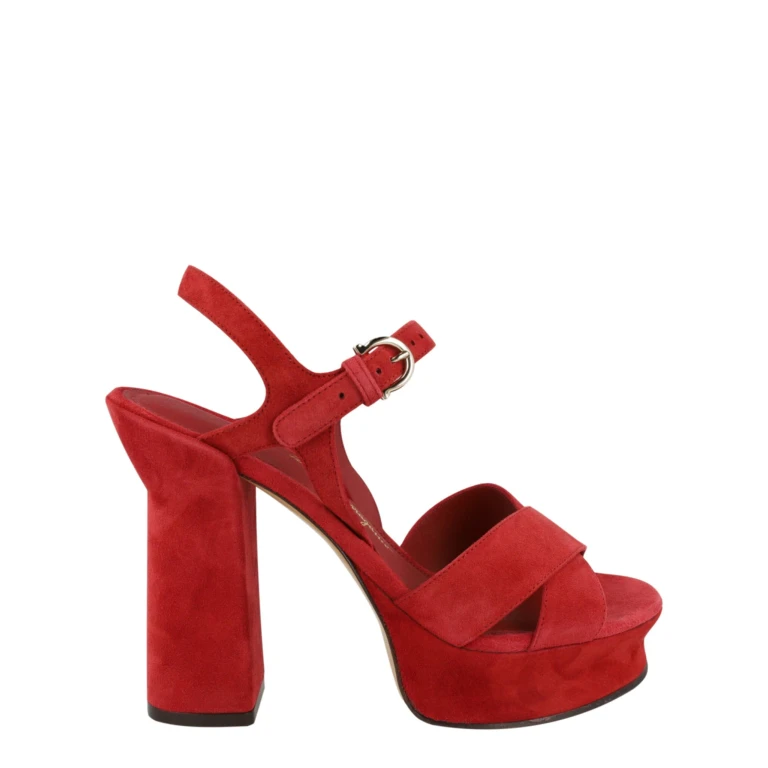 Sonya Suede Platform Sandals