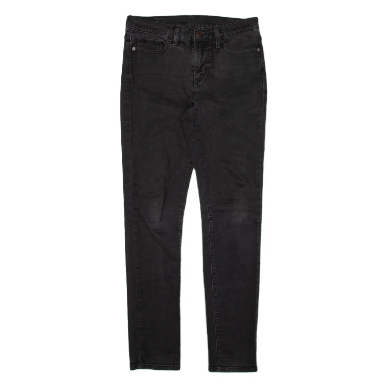LEVI'S Womens Jeans Black Slim Skinny W28 L32