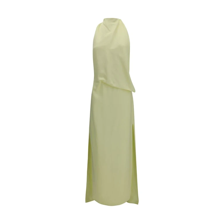 Bicolor Viscose Casual Dress - Women
