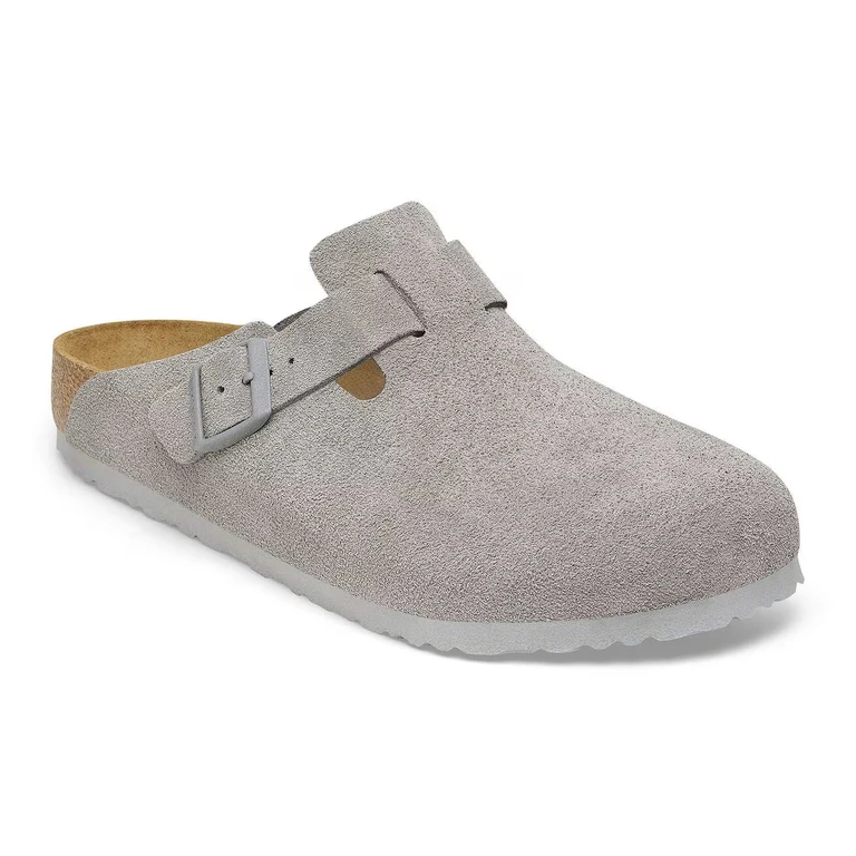 Unisex Boston Bs Suede Leather Stone Coin