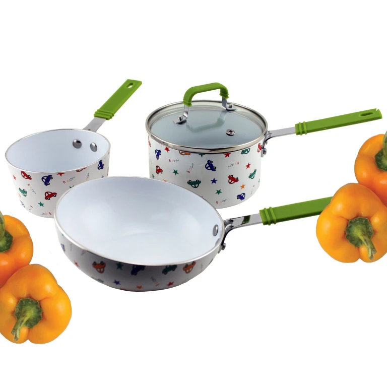 CookNCo 4Pc Mini Cookware Set Car Pattern