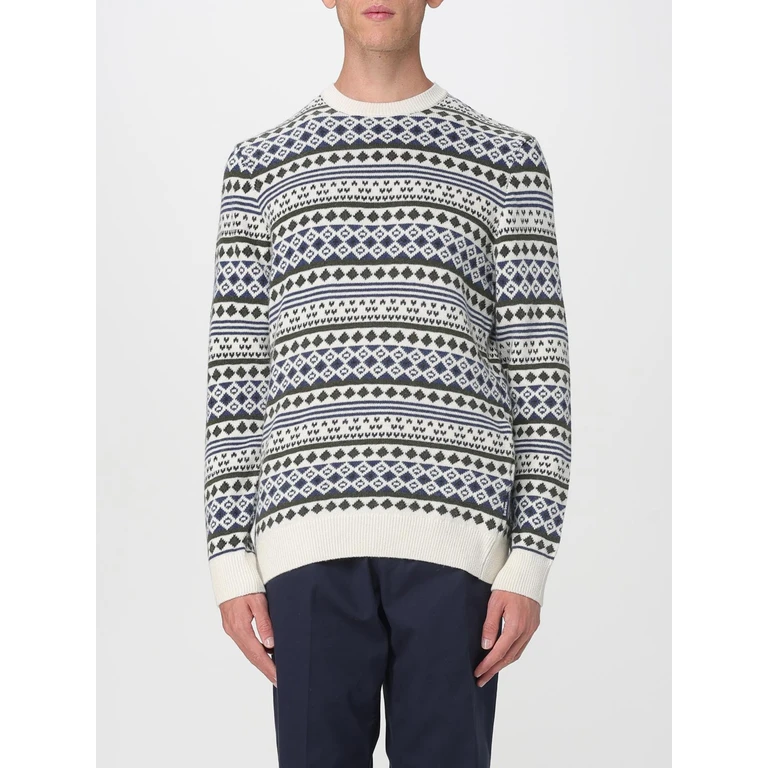 Sweater Men color White (MKN1675WH32)