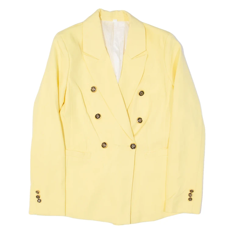 Womens Blazer Jacket Yellow S