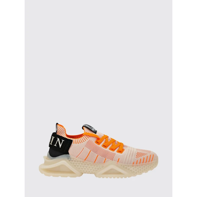 Low-Top Sneakers in Crochet Knit with Elasticated Ankle and Logo (LABSUSC0098PTE003N06)