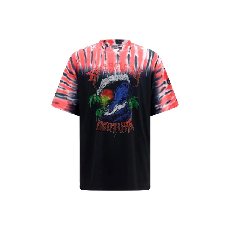 Balenciaga Multicolor Cotton T-Shirt - Men