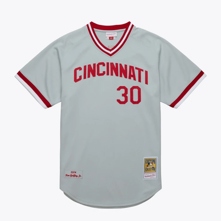 Men's MLB Alternate Jersey Reds 2004 Ken Griffey Jr