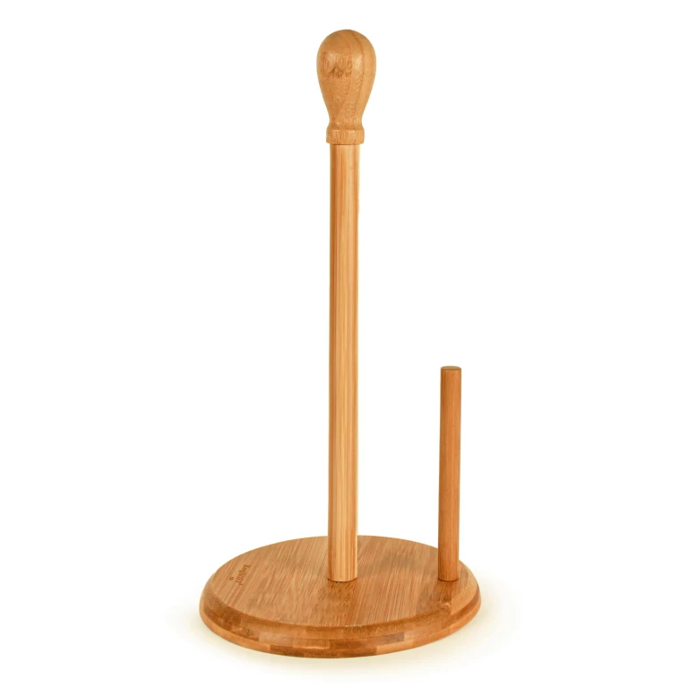Bamboo Paper Towel Holder, 13.75"