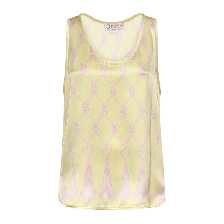 Top - Jaune (80AAM627NS850656)