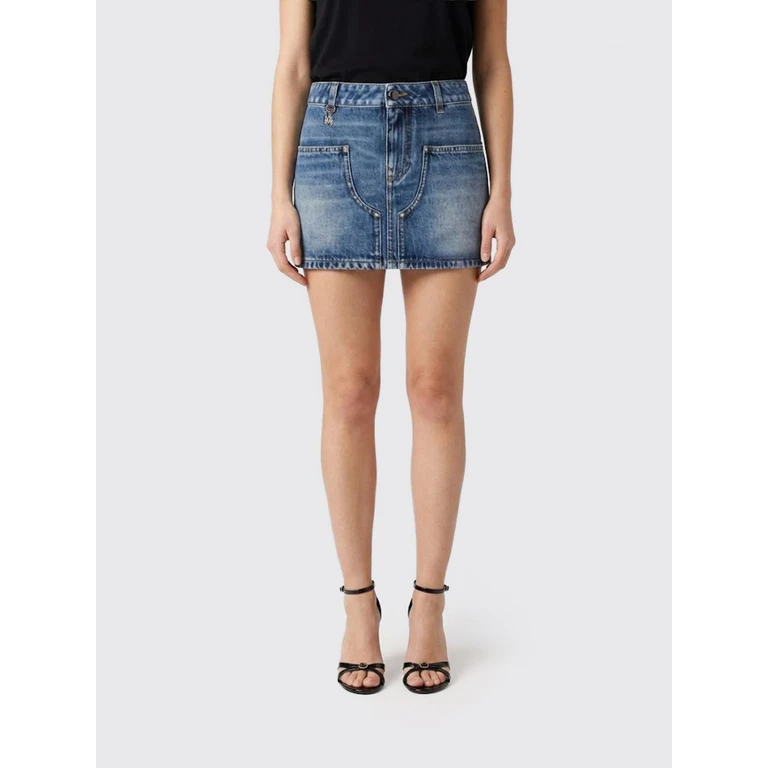 Skirt Woman color Blue (AWBMSK1018919)