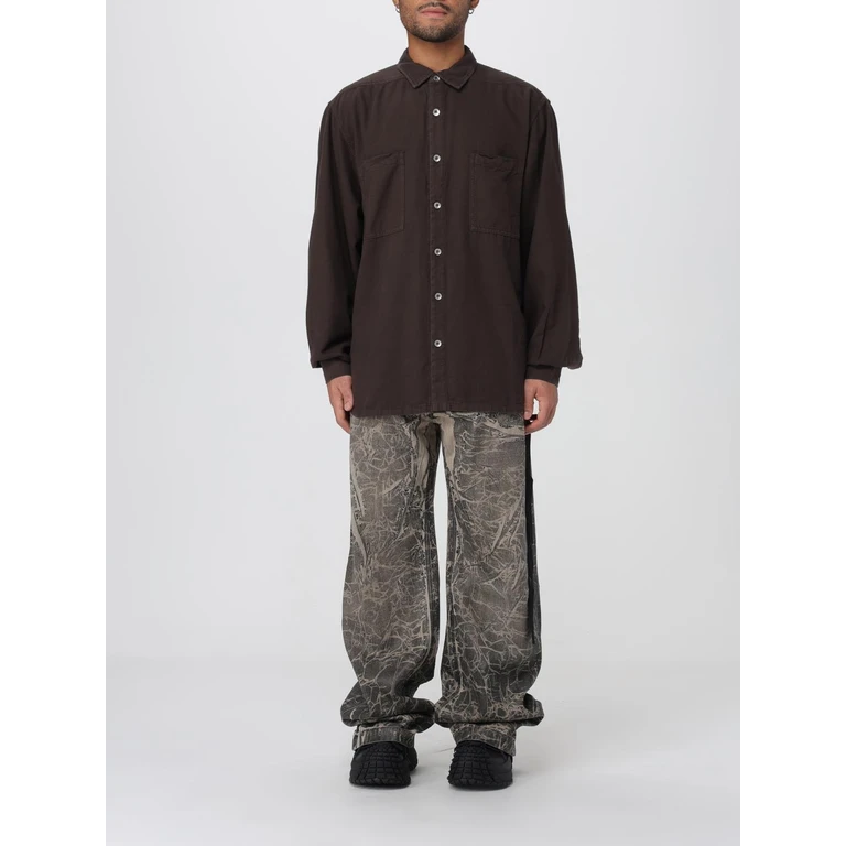 Shirt Men color Brown (DU02E7299CFL78)
