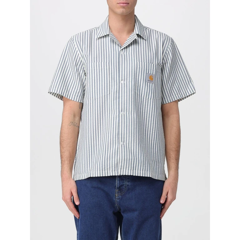 Shirt Men color Blue (I0362033K5XX)