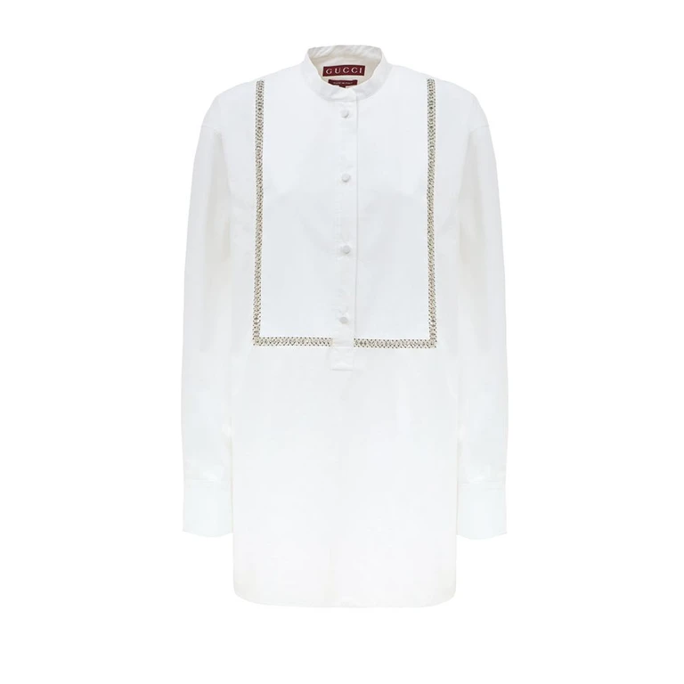 Gucci White Cotton Blouse - Women