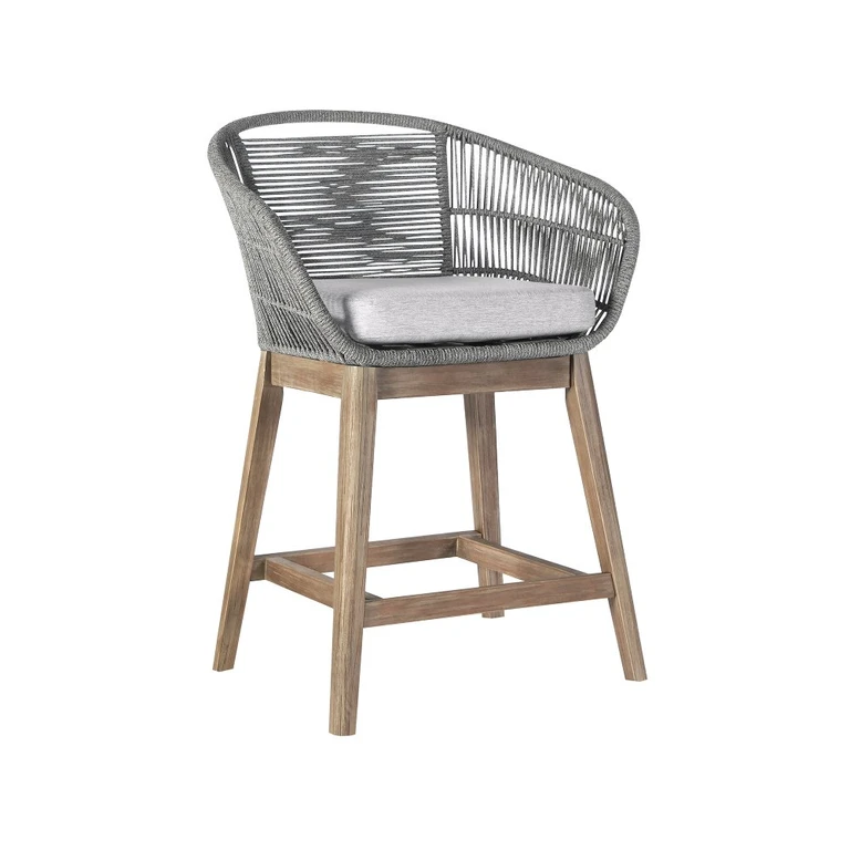Tutti Frutti Natural Outdoor Counter Height Stool