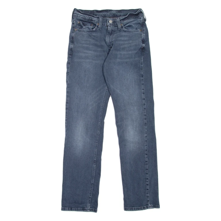 LEVI'S 514 Jeans Mens Blue Slim Straight Stone Wash W29 L32