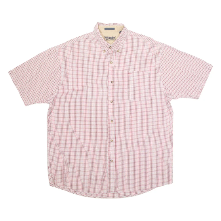 WRANGLER Hero Mens Shirt Red Check L