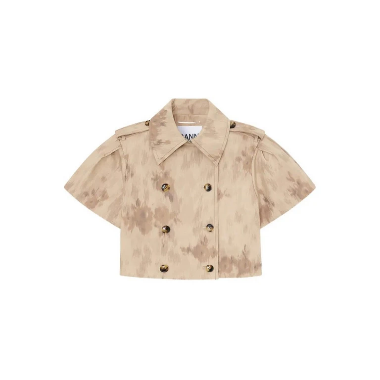 Ganni Veste Casual - Beige (A1010186ZZR)