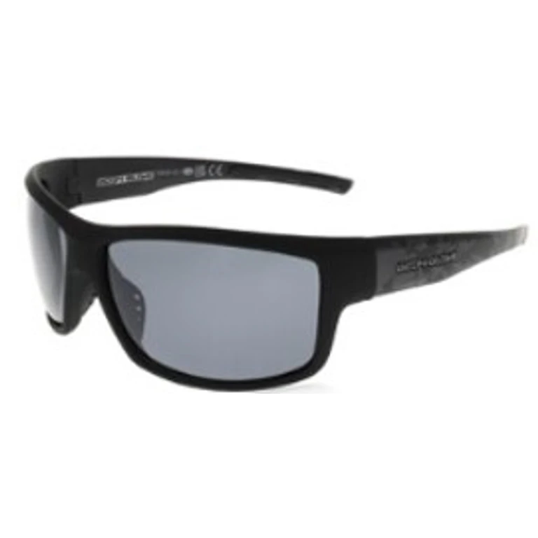 Polarized Silver Wrap Mens Sunglasses 10264222.CGR BLKSIL