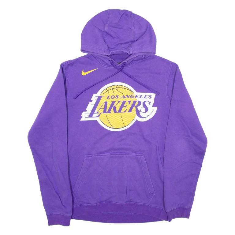 NIKE X NBA Los Angeles Lakers Mens Purple Hoodie USA S