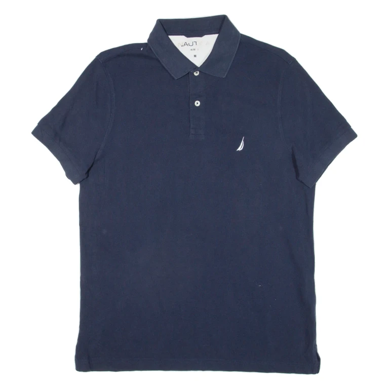 NAUTICA Slim Fit Mens Polo Shirt Blue M
