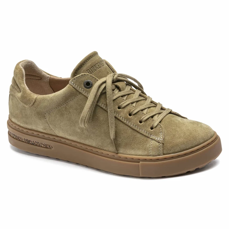 Bend Low Leather Khaki Sneakers