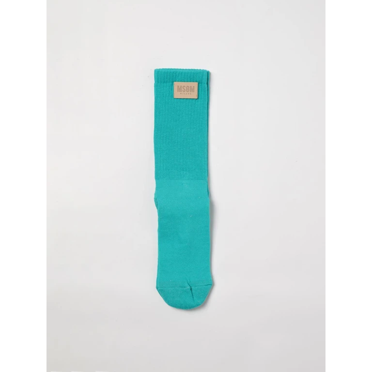 MSGM KIDS Socks Kids color Blue (S5MSJUSO174MS012)