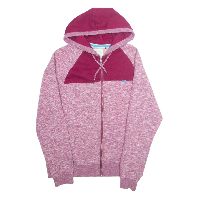 DIESEL Mens Maroon Hoodie Full Zip L