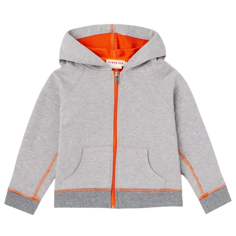 Two-Sided French Terry Zip Up Hoodie - 10-11