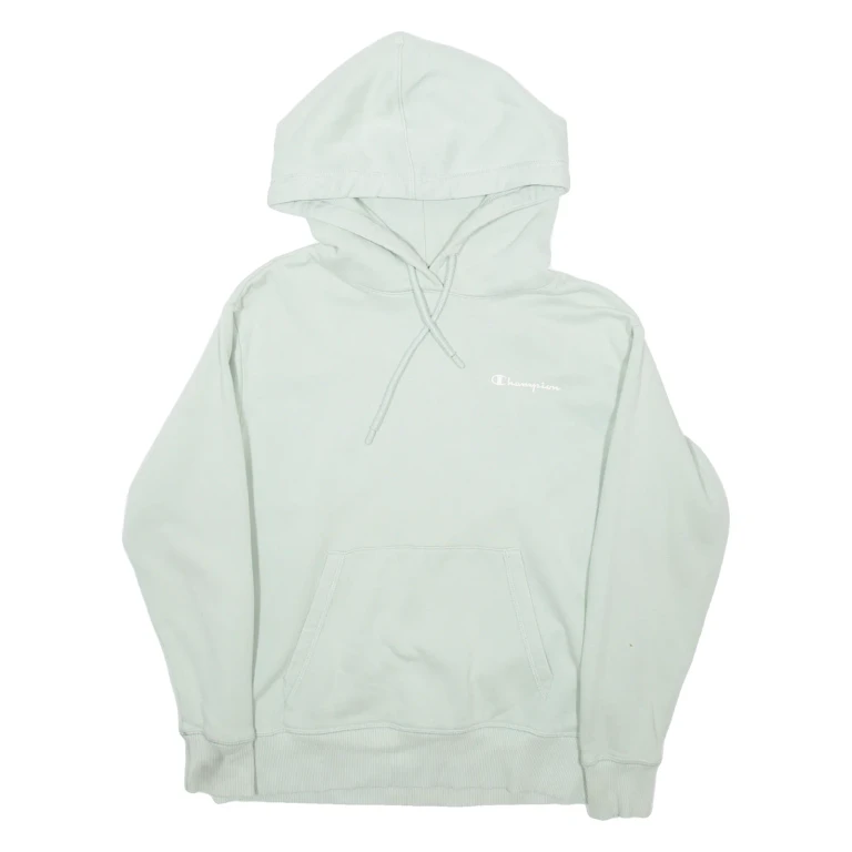 CHAMPION Mens Green Hoodie XS