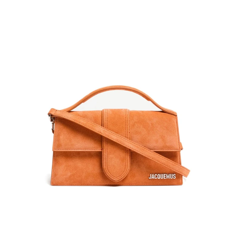 Jacquemus Terracotta Leather Le Grand Bambino Handbag Orange Bag - Women