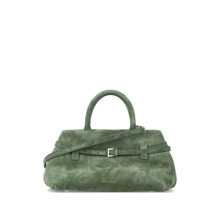 Manu Atelier 25 Le Cambon Suede Tote Bag