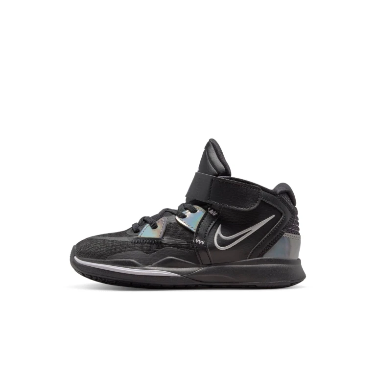 Preschool Kyrie Infinity 'Black Metallic Silver Ps' Shoes