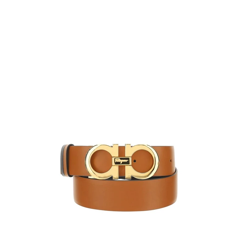 Brown Calf Leather Bos Taurus Regular Belt - Women