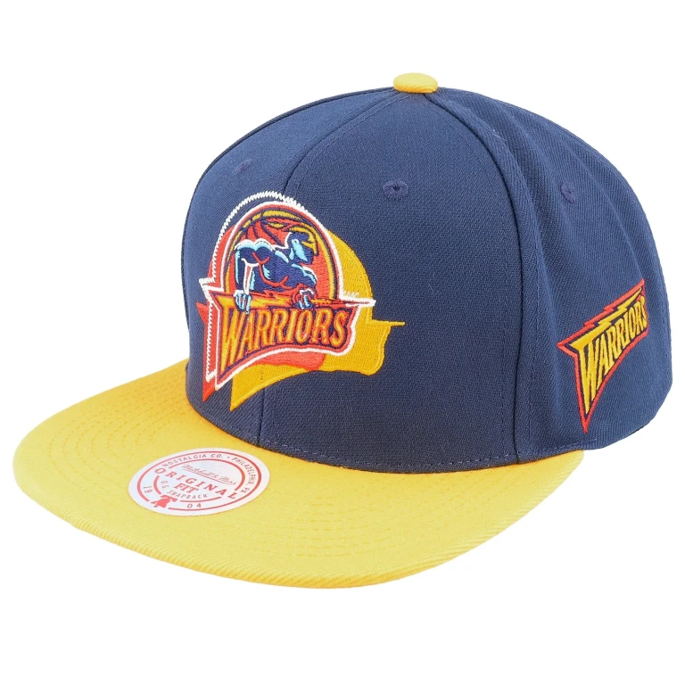 Men's NBA Logo Blur Snapback Hwc Warriors Snapback Caps
