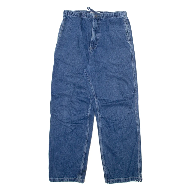 BERSHKA Womens Jeans Blue Relaxed Straight W28 L27