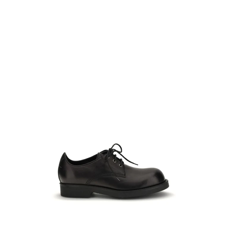 Scarpa Oxfords e Derbies in pelle di vitello nero Bos Taurus