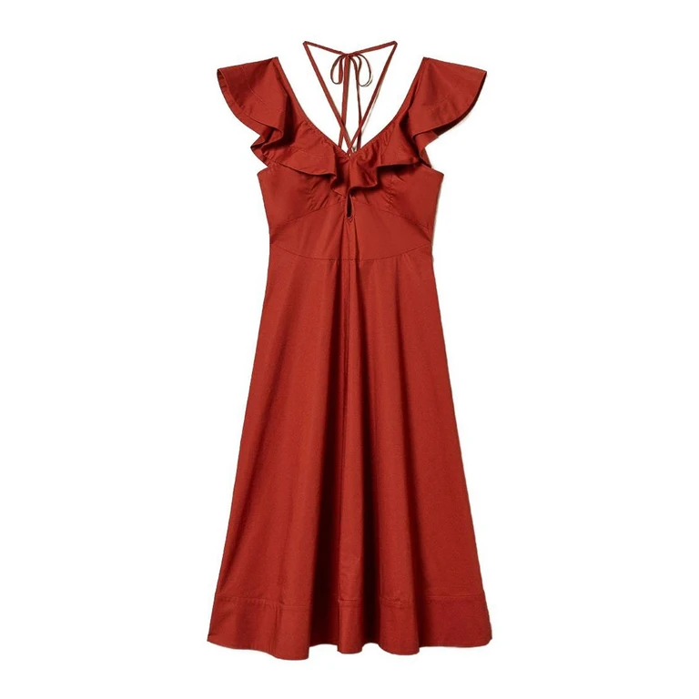 Robe Au Genou - Marron (261TT221213332)