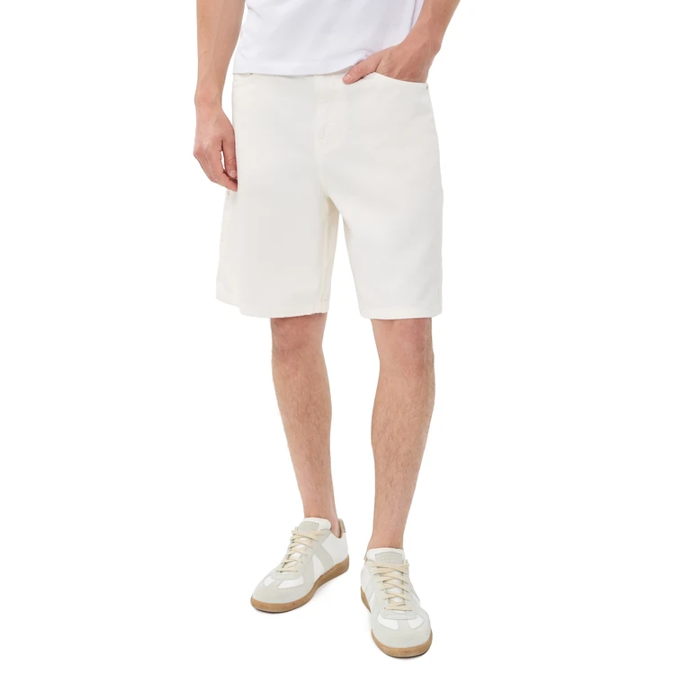 Les Deux Carpenter Denim Shorts Light Ivory 31