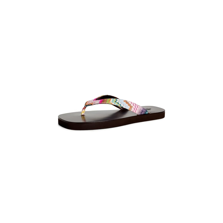 Ruth Sandals Raschel Zig Zag Metallic Multicolor 38
