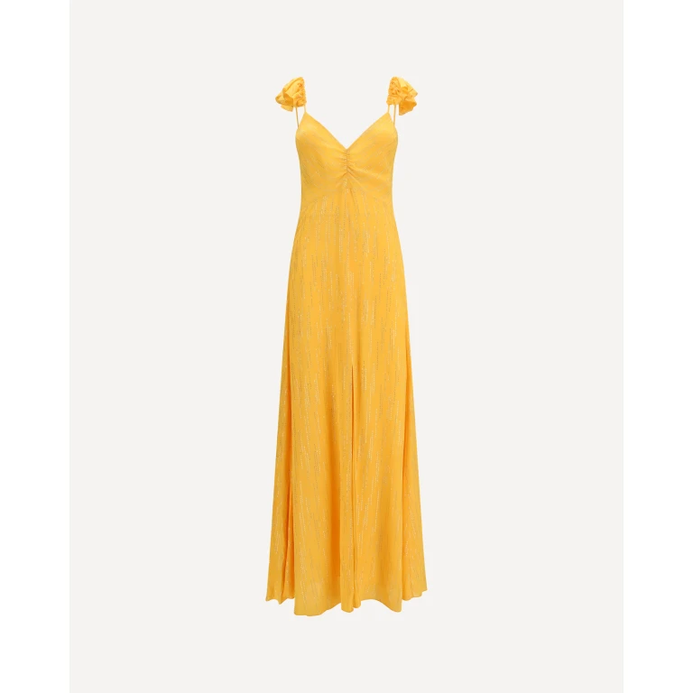 FORTE_FORTE Long V-neck Dress Female I