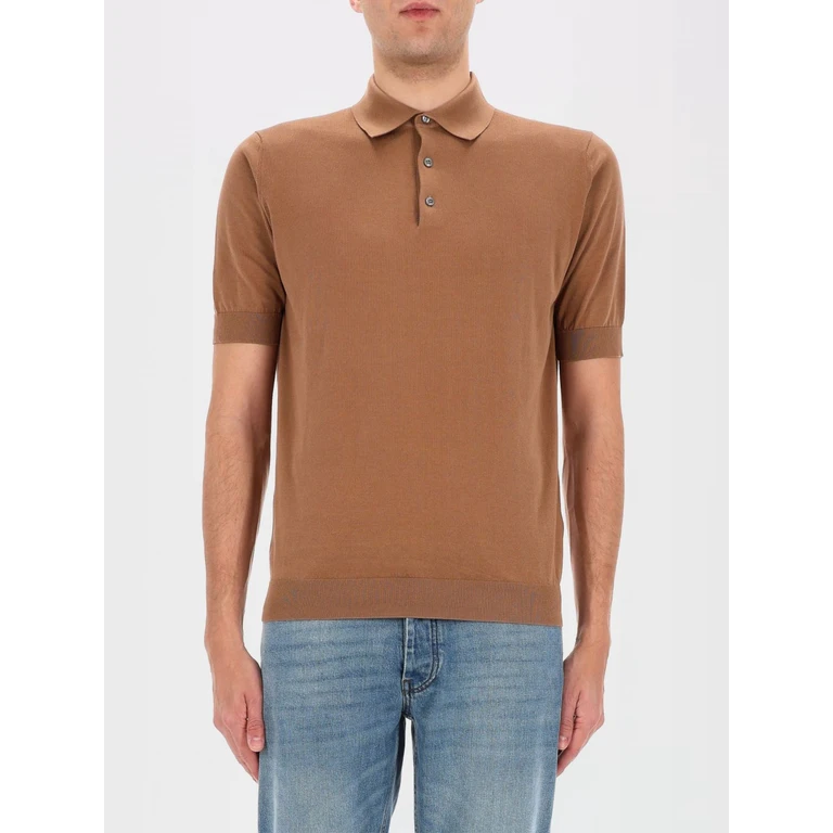 Polo Shirt Men color Brown (CNLPMC65CN64020420)