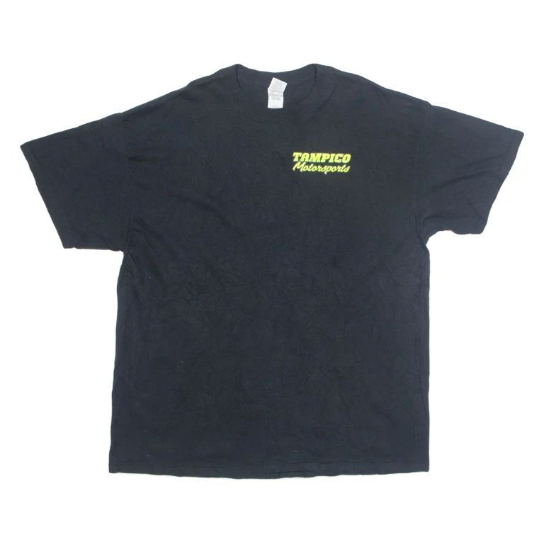 Tampico Motorsports Mens T-Shirt Black XL