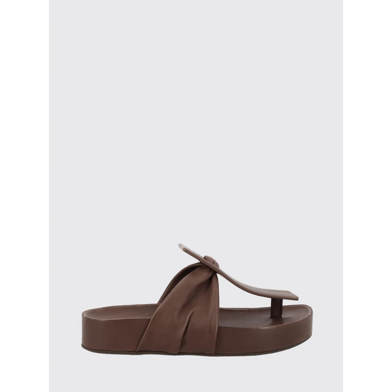 Heeled Sandal Woman color Brown (US9077UW690)