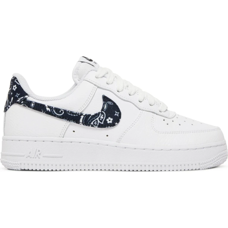 Women's Air Force 1 Low '07 Essential W 'White Black Paisley' Sneakers